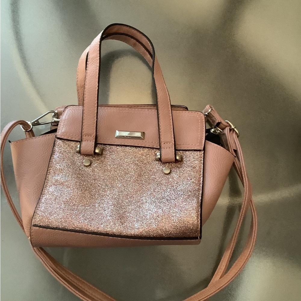 Icing Pink Glitter Kids Handbag/shoulder strap